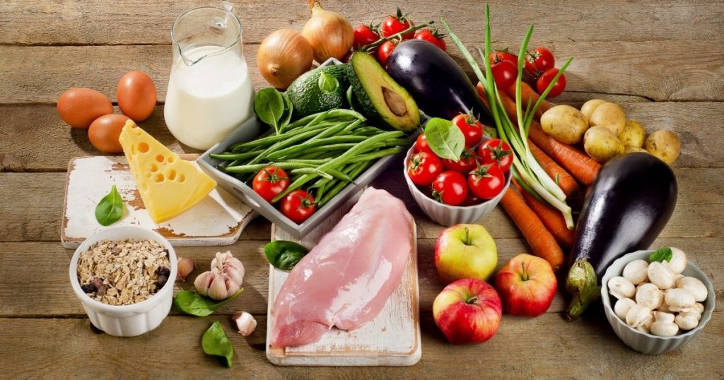 栄養バランスの取れた食材