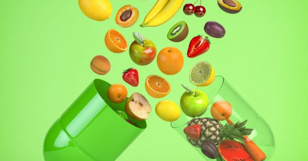 サプリメント、フルーツ